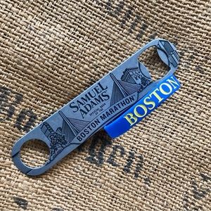 Boston Marathon 2022 🦄 Samuel Adams Beer Bottle Opener & Promotional Bracelet